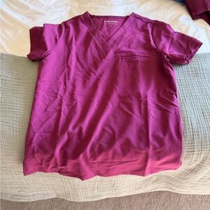 Mandala Women's V-Neck Top - Purple